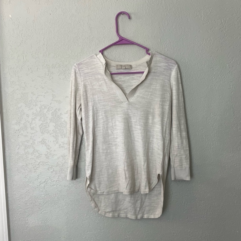 Loft white shirt